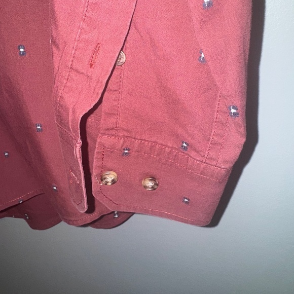 EUC Peau De Loup All Over Embroidered Animal Button Down Shirt Size 8 - Picture 5 of 7